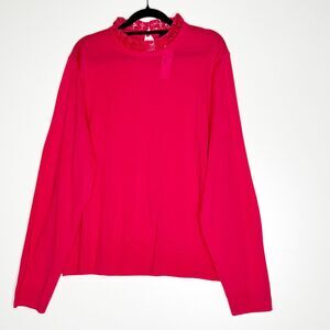 New J. Crew Tippi Sweater Lace Collar Merino Wool Women's Plus Size 2X